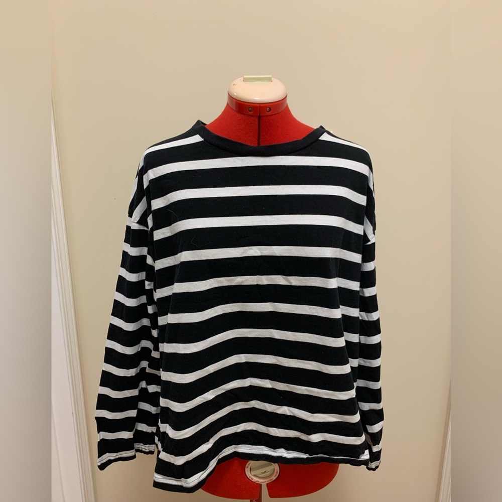 H&M Striped Long Sleeve Top